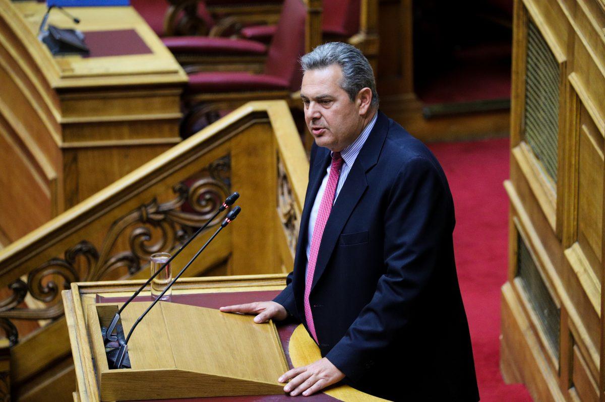 Ψήφος εμπιστοσύνης: Η ομιλία του Πάνου Καμμένου στη Βουλή