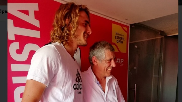 Στέφανος Τσιτσιπάς: Η συνάντηση με τον Σάντος και τα συγχαρητήρια (pic)