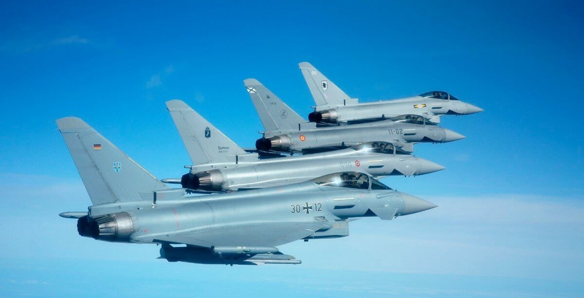 Δύο Eurofighter συγκρούστηκαν στον γερμανικό εναέριο χώρο