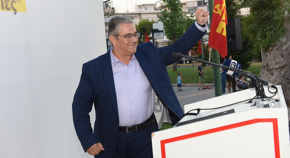 Δημήτρης Κουτσούμπας: “Οι εργαζόμενοι να δυναμώσουν το ΚΚΕ και να μην δώσουν κανένα συγχωροχάρτι”