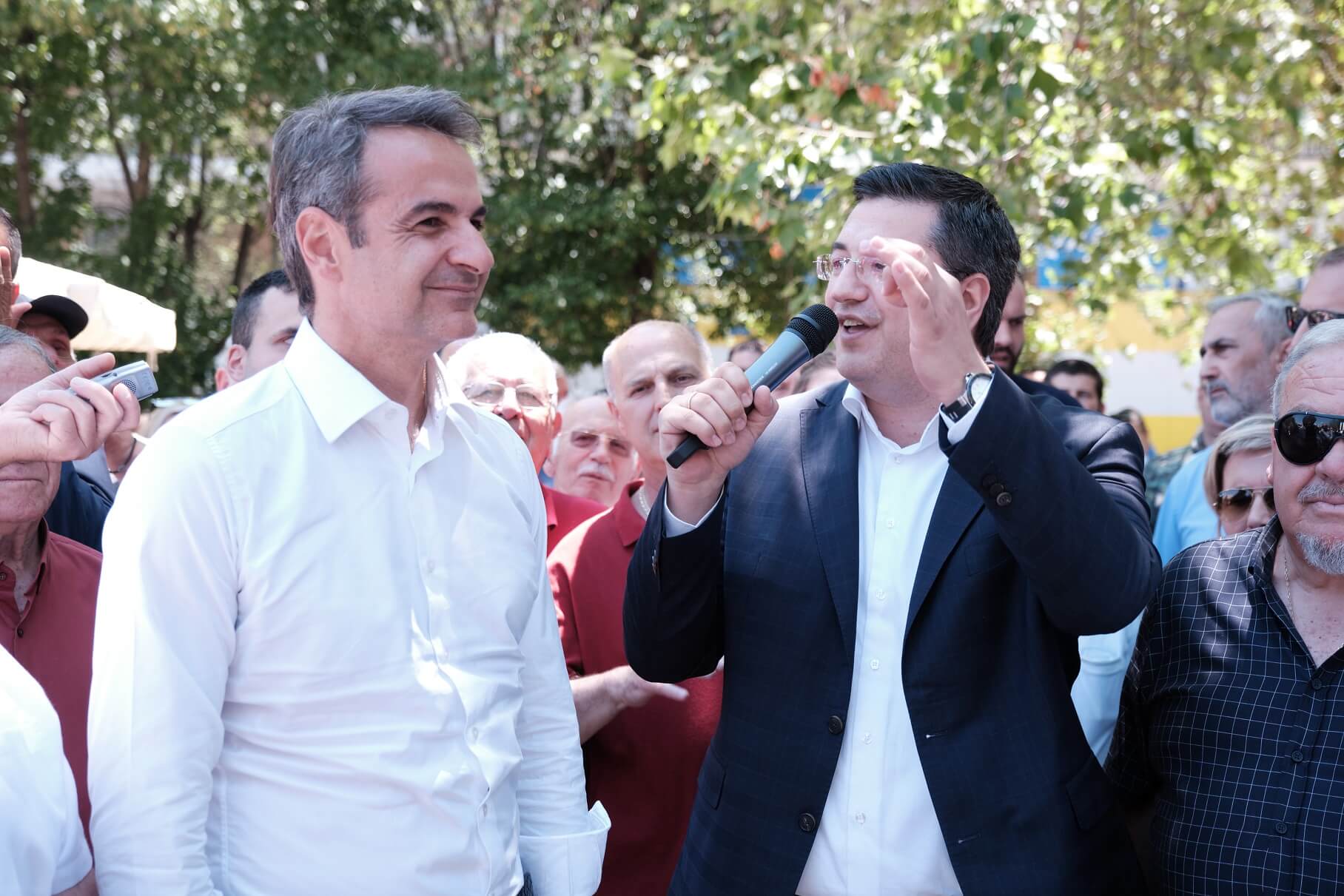 Εκλογές 2019: Ο Κυριάκος Μητσοτάκης επισκέφθηκε τις Σέρρες και το Κιλκίς