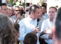 Εκλογές 2019: Στα Νέα Μουδανιά ο Κυριάκος Μητσοτάκης
