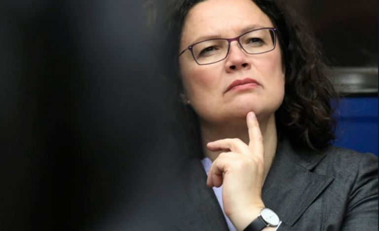 SPD: Παραιτήθηκε από την προεδρία του κόμματος η Αντρέα Νάλες