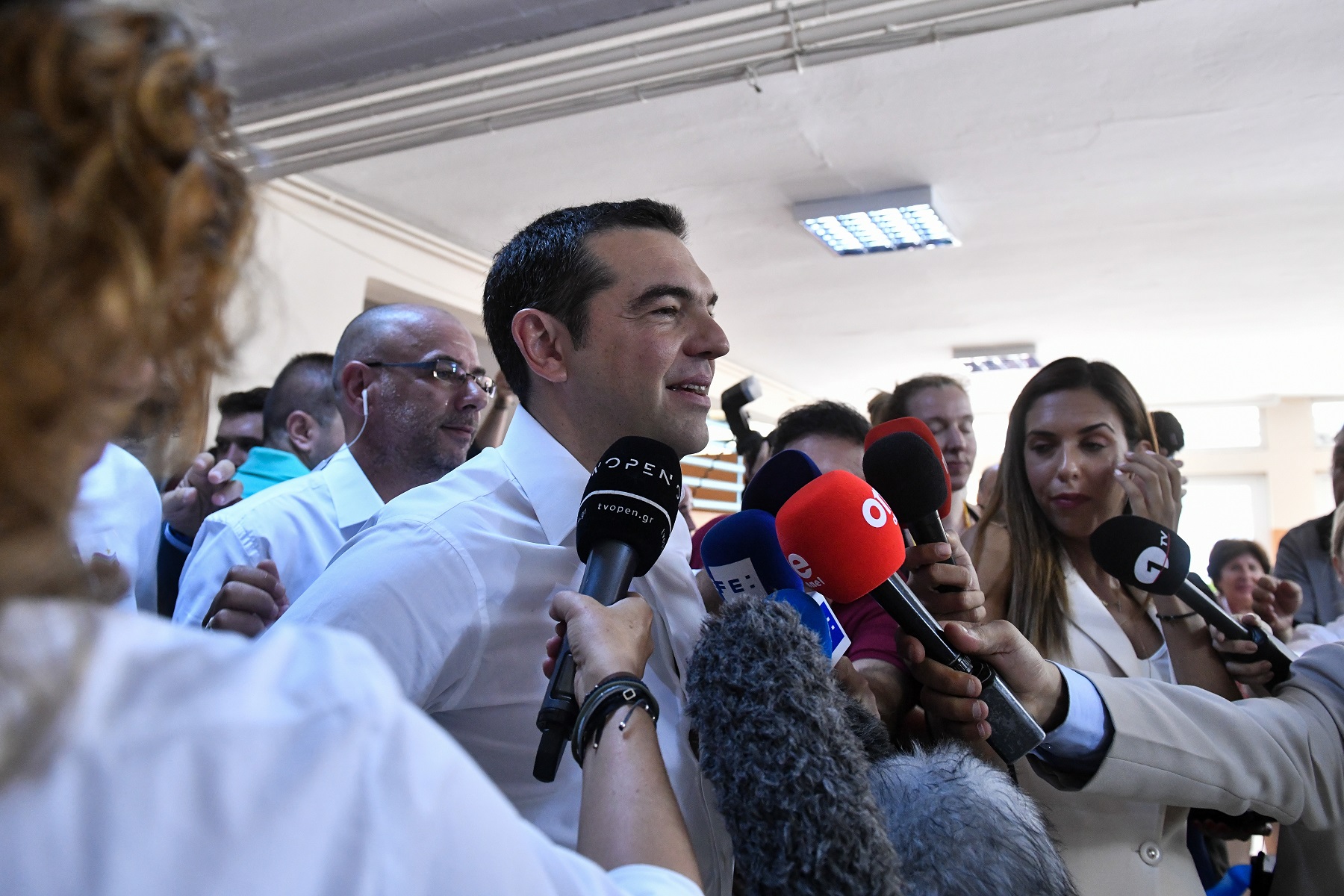 Αποτελέσματα εκλογών 2019: Από το Ζάππειο η πρώτη δήλωση Τσίπρα