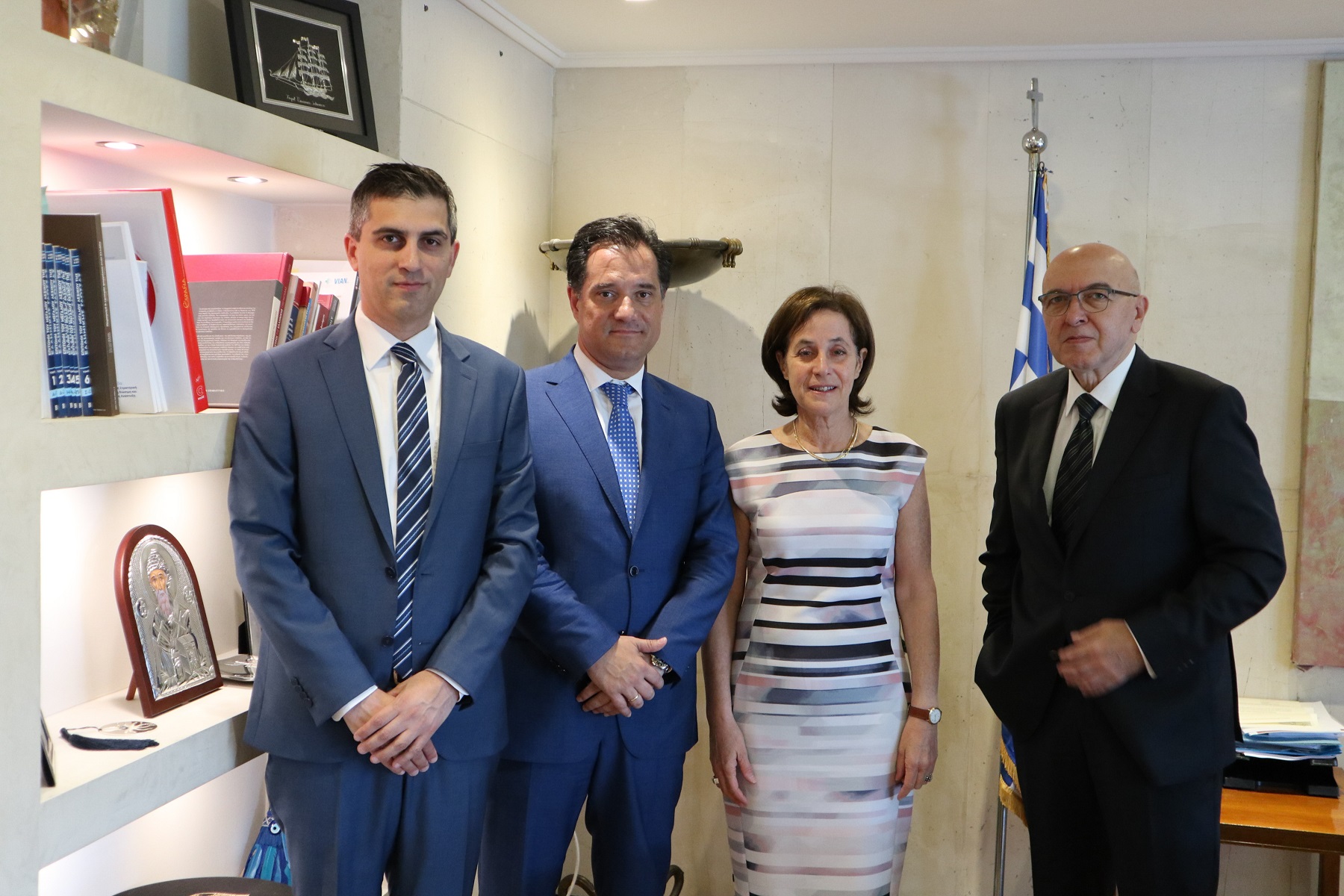 Άδωνις Γεωργιάδης: Μίλησε για επενδύσεις με τη νέα πρέσβη του Ισραήλ