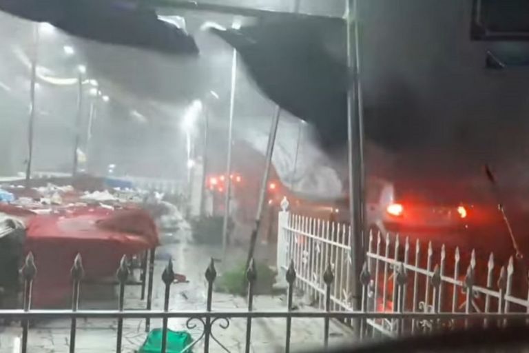 Καλλικράτεια: Συγκλονιστικό βίντεο από την καταστροφική μανία του αέρα