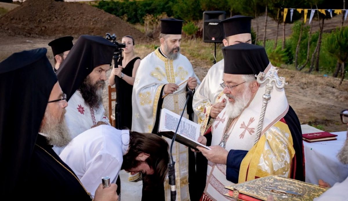 Παίσιος: Θεμελιώθηκε ναός στη Νέα Βύσσα προς τιμήν του