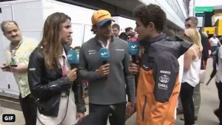 Formula 1: Το χτύπημα του Ρικιάρντο στα γεννητικά όργανα τον Σάινθ (vid)