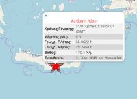 Σεισμός τώρα: Ισχυρός σεισμός στην Κρήτη