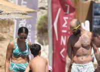 Χοψονίδου – Σπανούλης: Οικογενειακώς στη Μύκονο – Εντυπωσιακή η Ολυμπία (pics)