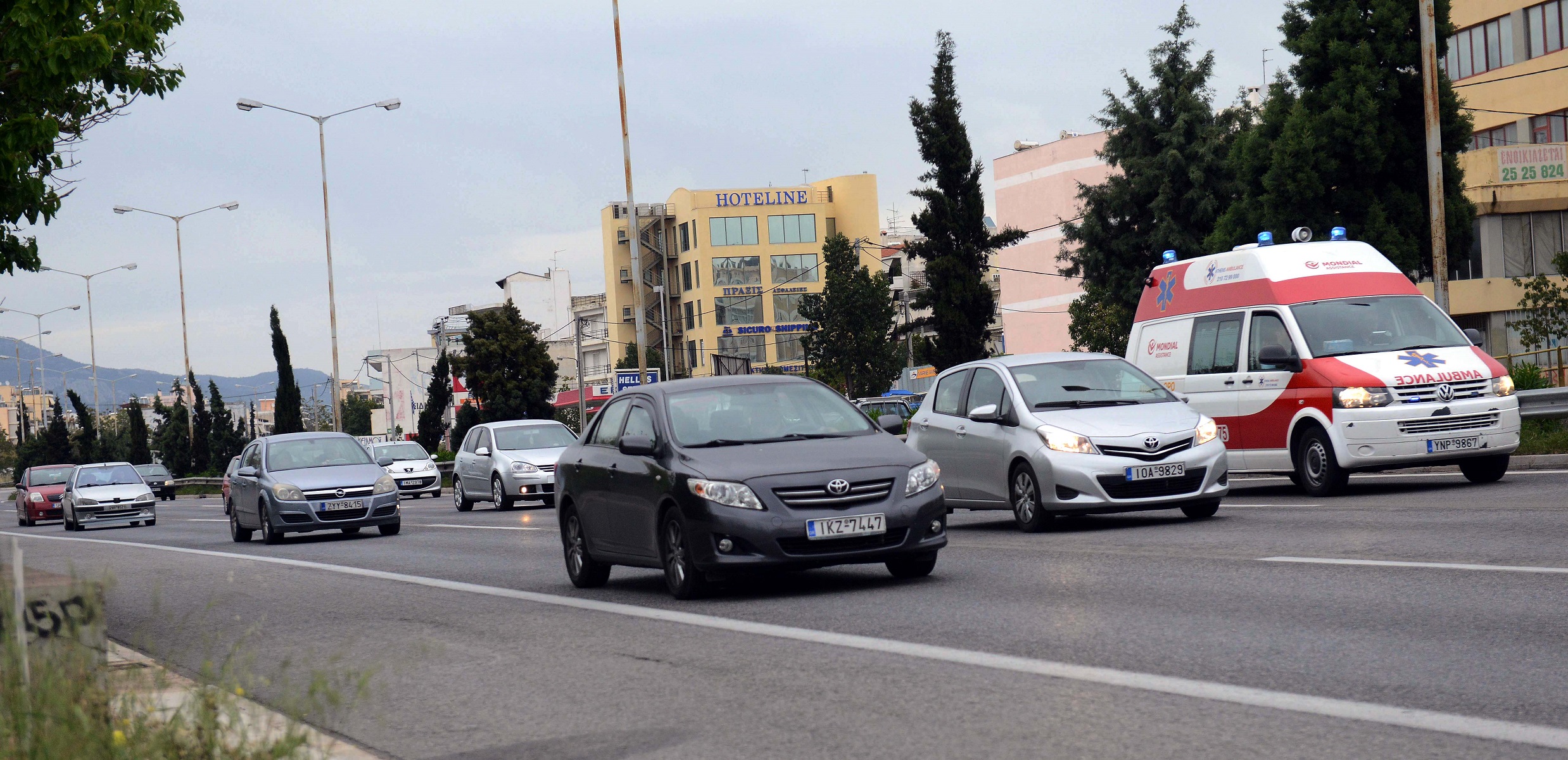 Τροχαίο στην Αθηνών – Λαμίας: Από μια λωρίδα η κυκλοφορία