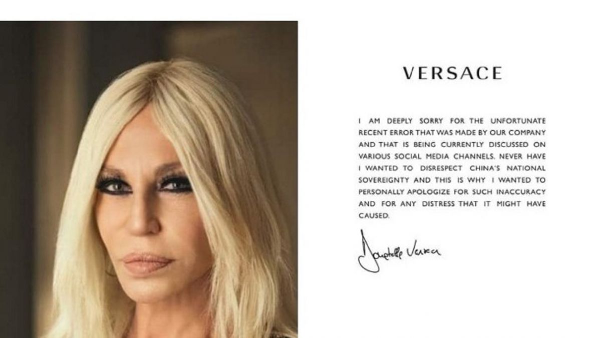 Κίνα: Versace, Coach και Givenchy ζητάνε συγγνώμη για ένα μπλουζάκι