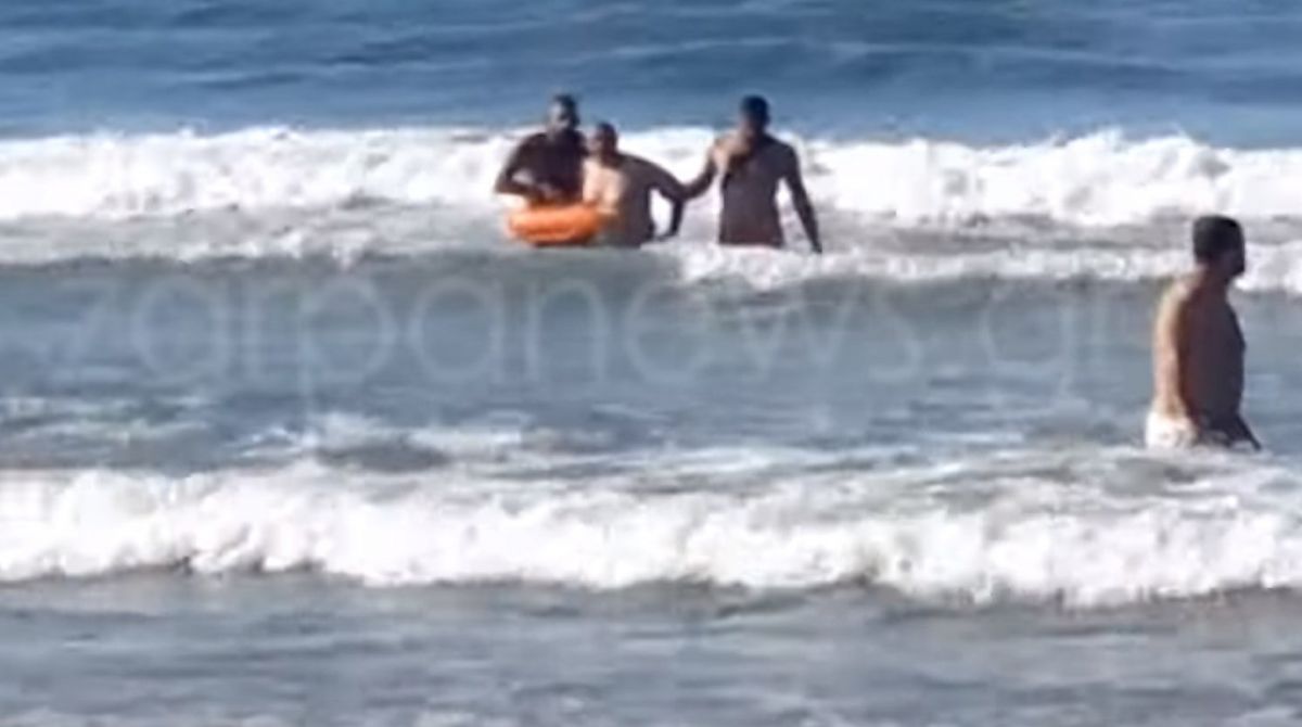 Χανιά: Οι ναυαγοσώστες έσωσαν άνδρα από πνιγμό