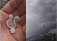 Ξάνθη: Έπεσε χαλάζι σε μέγεθος φουντουκιού (pic)