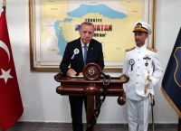 Ρετζέπ Ταγίπ Ερντογάν: Η «Γαλάζια Πατρίδα» έγινε βιβλίο από το Πολεμικό Ναυτικό (pics)