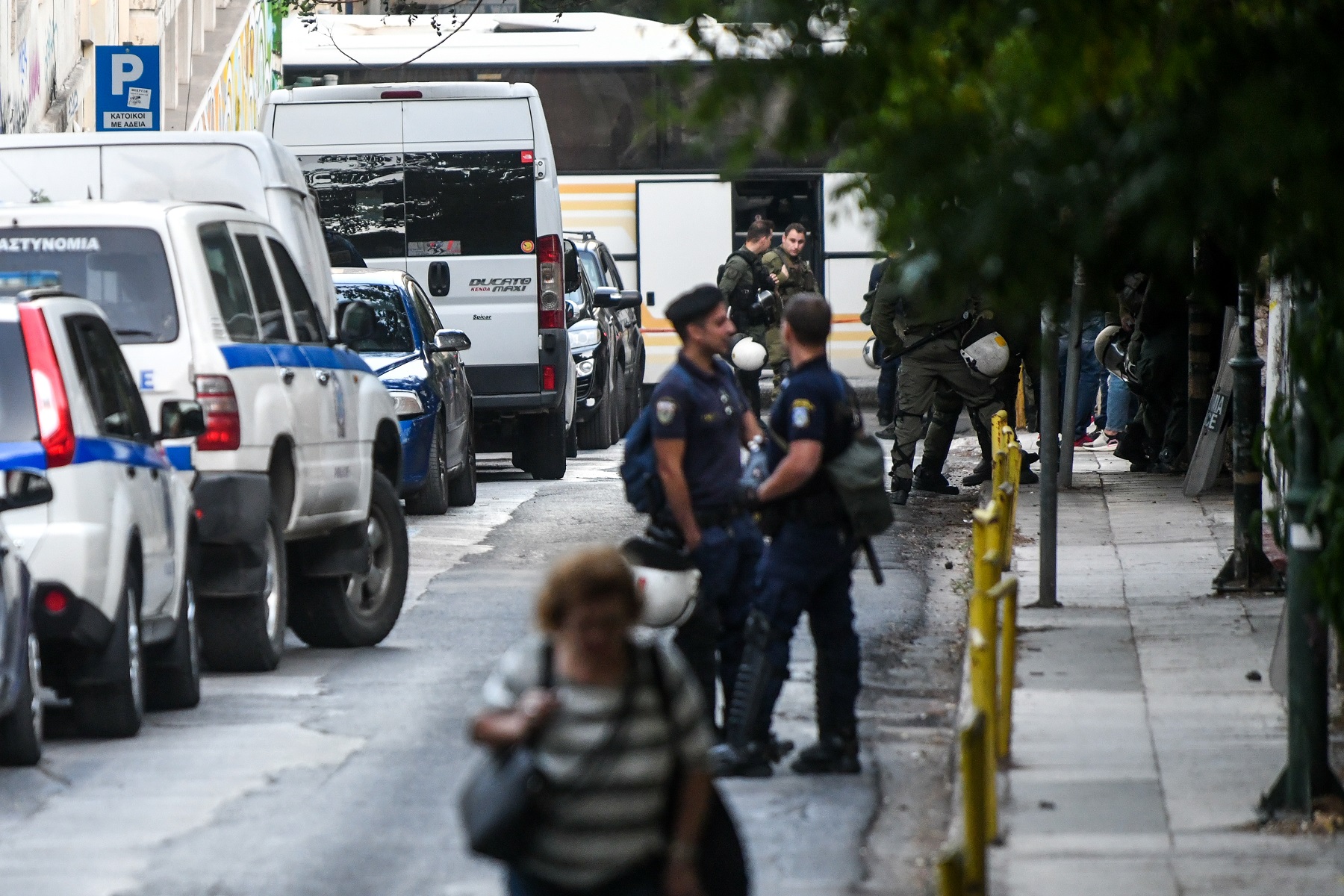 Εξάρχεια: Νέα επιχείρηση της ΕΛΑΣ για εκκένωση κτιρίου που τελούσε υπό κατάληψη