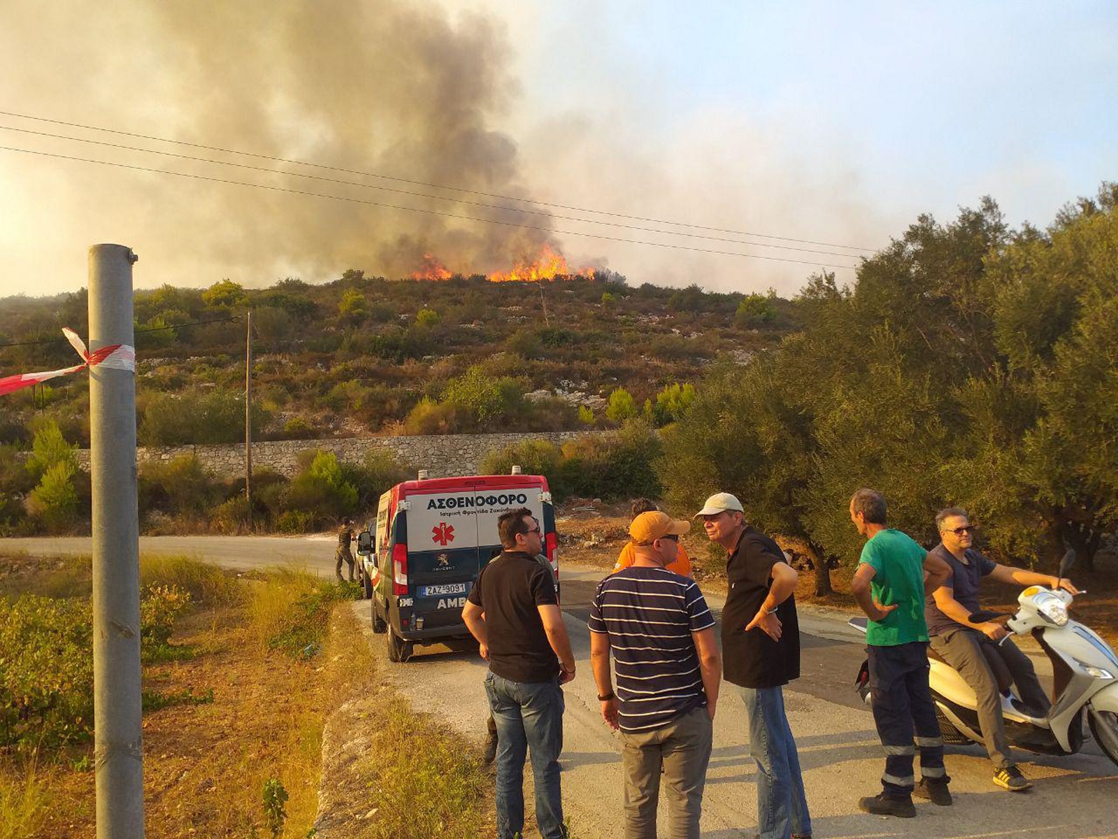 Φωτιά στη Ζάκυνθο: Καλύτερη εικόνα στο νησί – Δεν απειλούνται χωριά