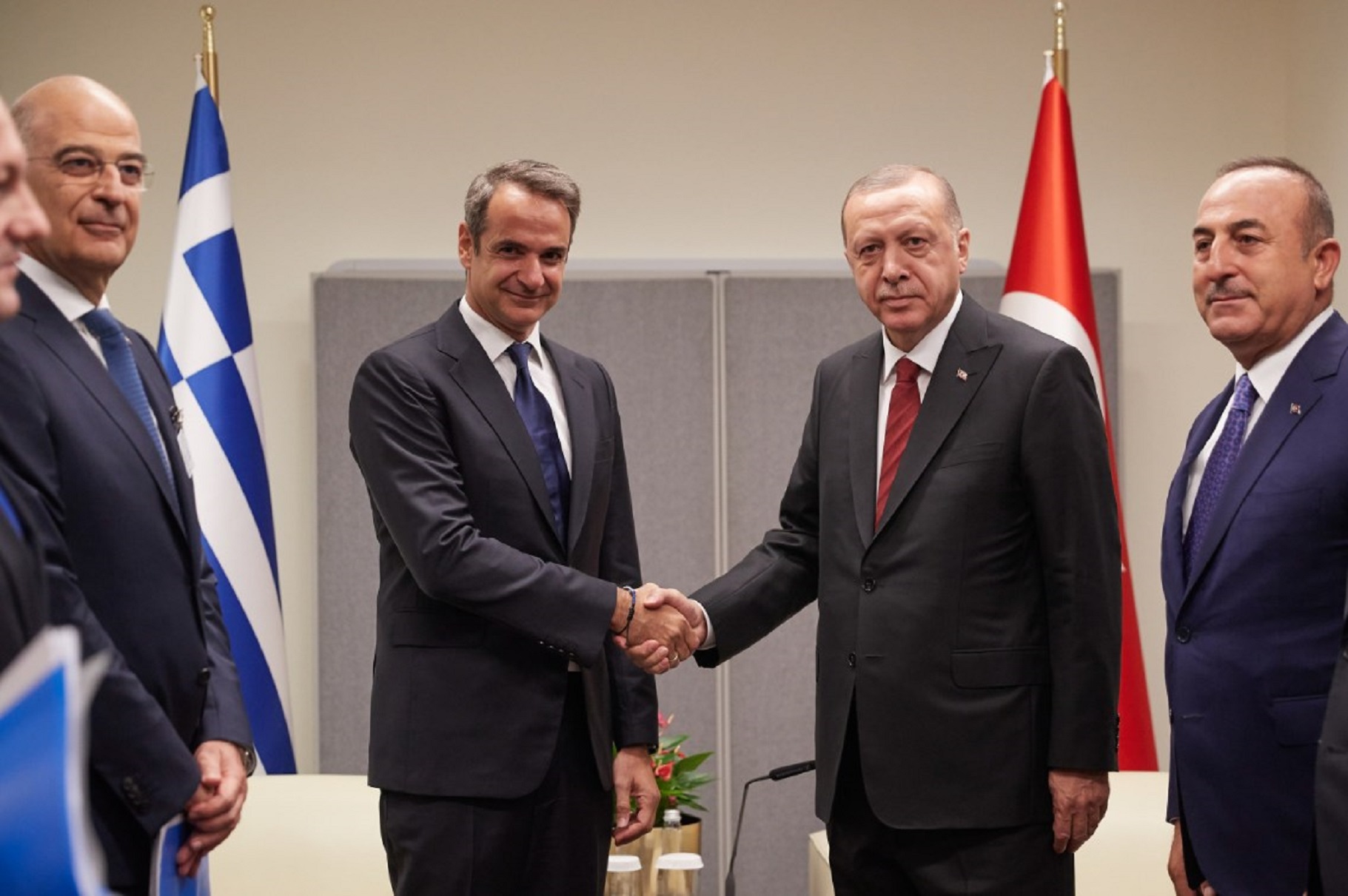 Κυριάκος Μητσοτάκης: Ολοκληρώθηκε η συνάντηση με τον Ερντογάν