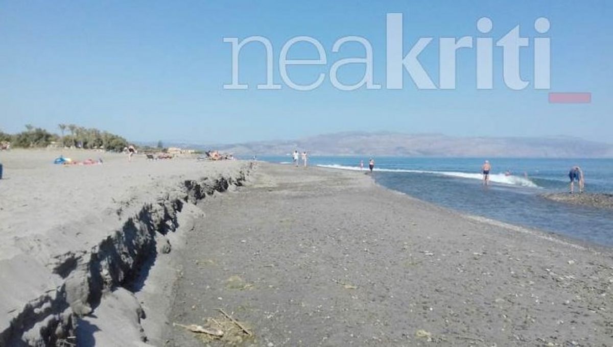 Πρωτοφανές φαινόμενο σε παραλία της Κρήτης