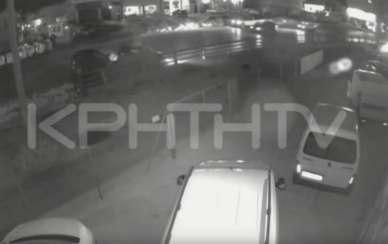 Τροχαίο Ηράκλειο: Σοκαριστικό βίντεο από τη θανατηφόρα σύγκρουση μηχανής με ΙΧ