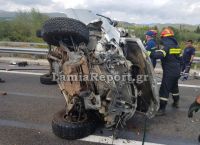 Φθιώτιδα: Σοβαρό τροχαίο με εγκλωβισμό (pics)