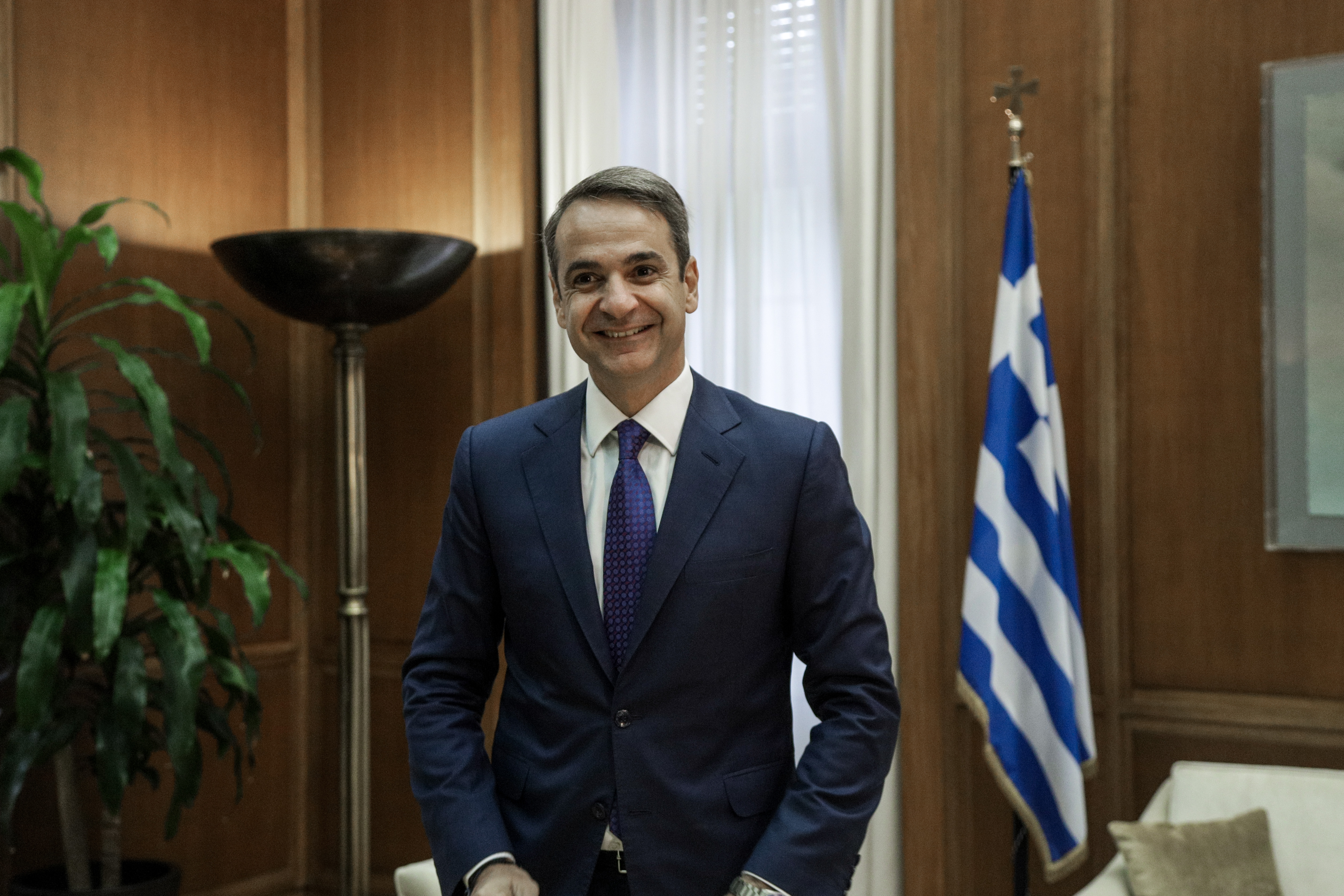 Κυριάκος Μητσοτάκης Μέγαρο Μαξίμου: Σε εξέλιξη η συνάντηση με την Κεντρική Ένωση Δήμων Ελλάδας