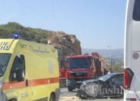 Ρέθυμνο: Τραγικό δυστύχημα στον ΒΟΑΚ -Μία νεκρή, δύο παιδιά ανάμεσα στους τραυματίες (pics +vid)