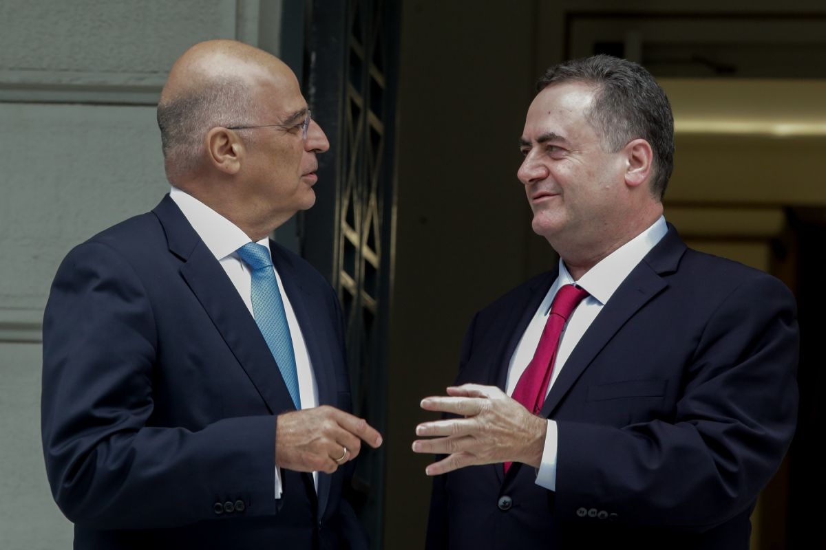 Νίκος Δένδιας: Άμυνα και ενέργεια στο κέντρο των συζητήσεων με τον υπουργό Εξωτερικών του Ισραήλ, Ισραέλ Κατς