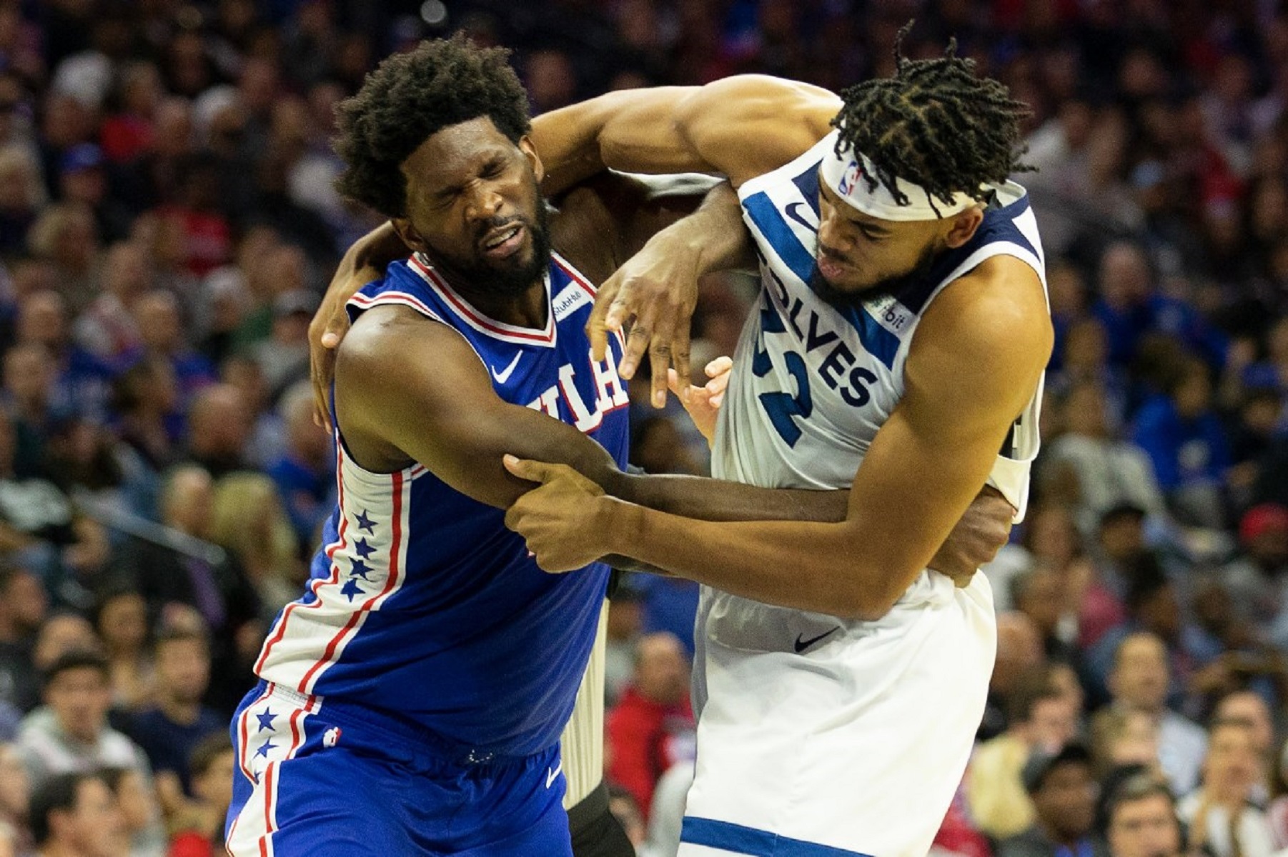 NBA: Χαμός και ξύλο στο ανάμεσα σε Εμπίντ και Τάουνς – Συνέχισαν την κόντρα και στο Instagram [vid]