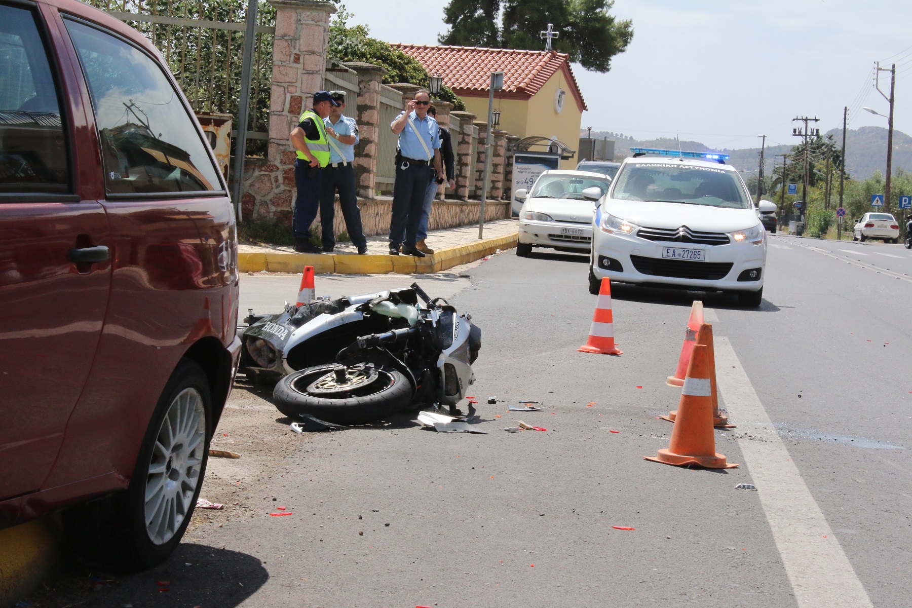 Τροχαίο στη Λαυρίου: Σοκάρει το βίντεο από τη φονική σύγκρουση με ένα νεκρό και δύο τραυματίες