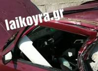 Βέροια: Τροχαίο δυστύχημα στην Εγνατία Οδό – Φορτηγό έπεσε σε σταματημένο Ι.Χ στη ΛΕΑ