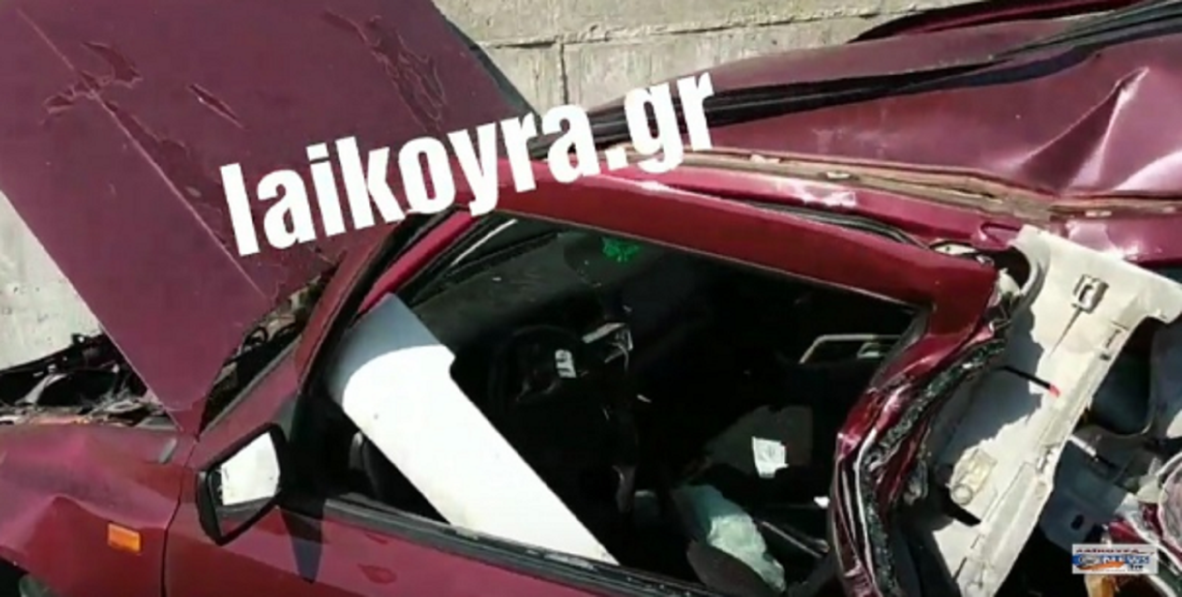 Βέροια: Τροχαίο δυστύχημα στην Εγνατία Οδό – Φορτηγό έπεσε σε σταματημένο Ι.Χ στη ΛΕΑ