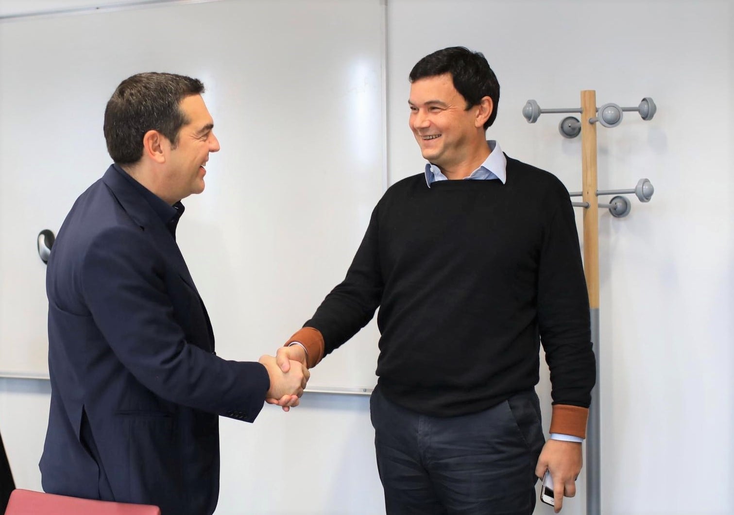 Αλέξης Τσίπρας: Συνάντηση με τον Γάλλο οικονομολόγο Τομά Πικετί
