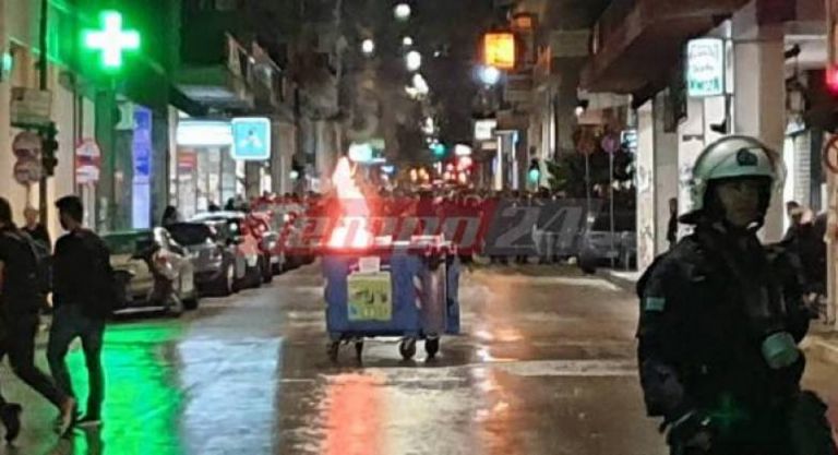 Πάτρα: Μικρής έκτασης επεισόδια στο κέντρο της πόλης [pics+vid]