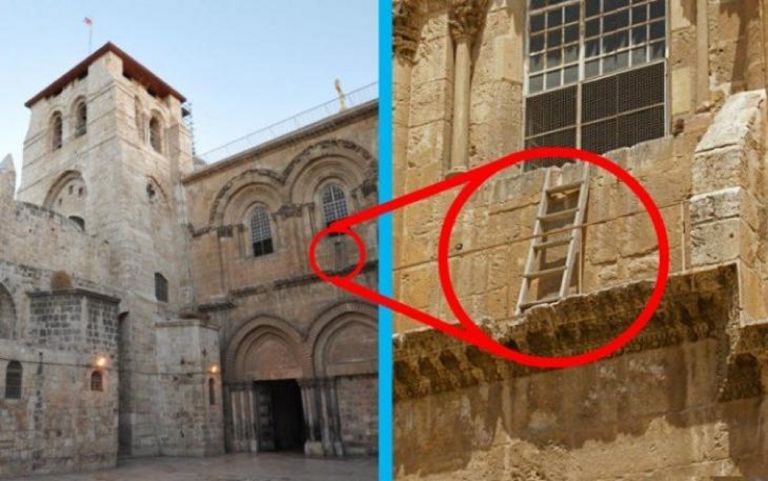 Κανείς δεν επιτρέπεται να μετακινήσει αυτή τη σκάλα – Δείτε γιατί [vid]