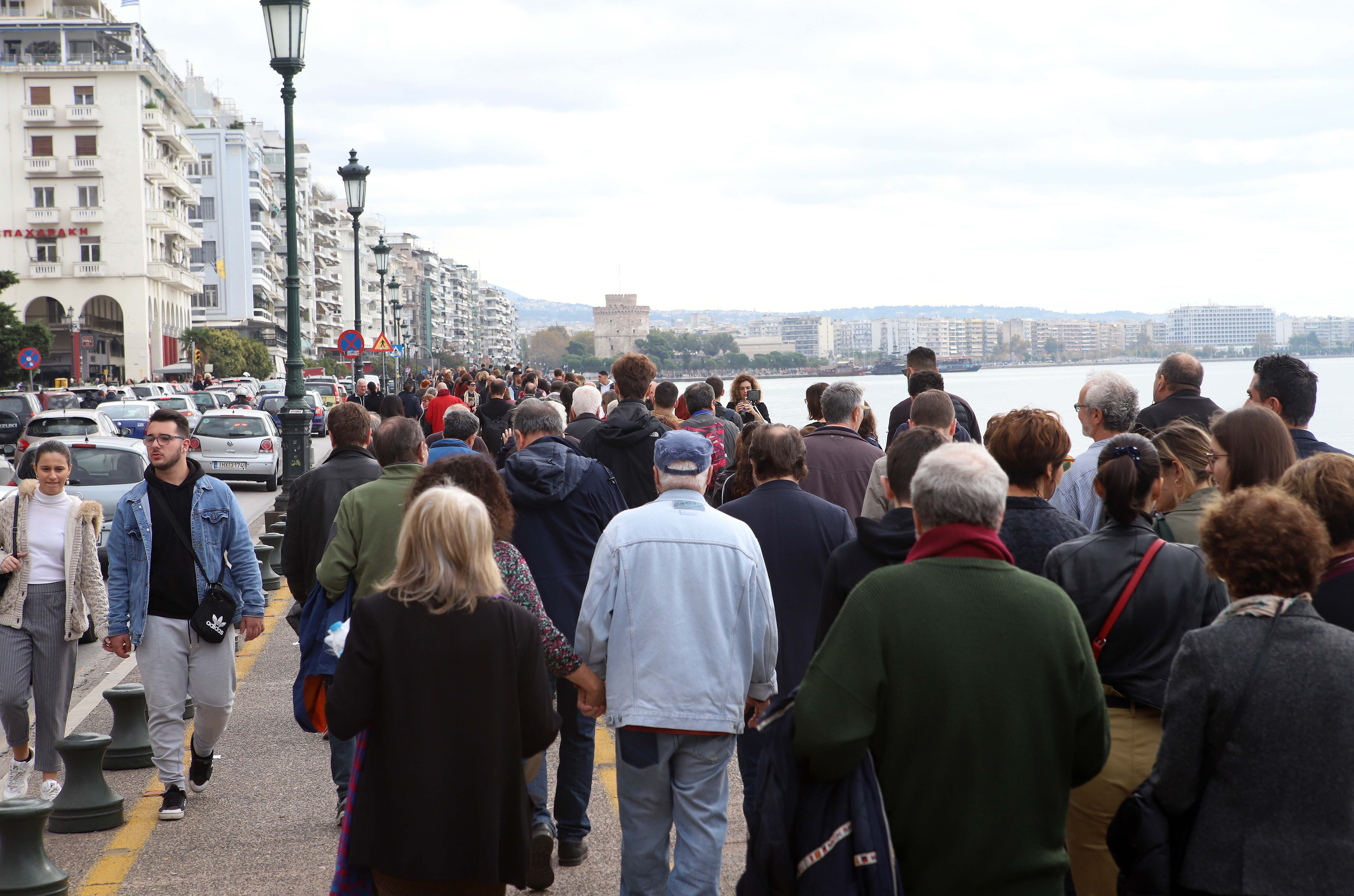 Θεσσαλονίκη: Πορεία μνήμης για τους Εβραίους της πόλης που χάθηκαν στο Ολοκαύτωμα