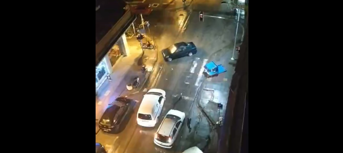 Θεσσαλονίκη: Τρελή πορεία ΙΧ στο κέντρο της πόλης [vid]