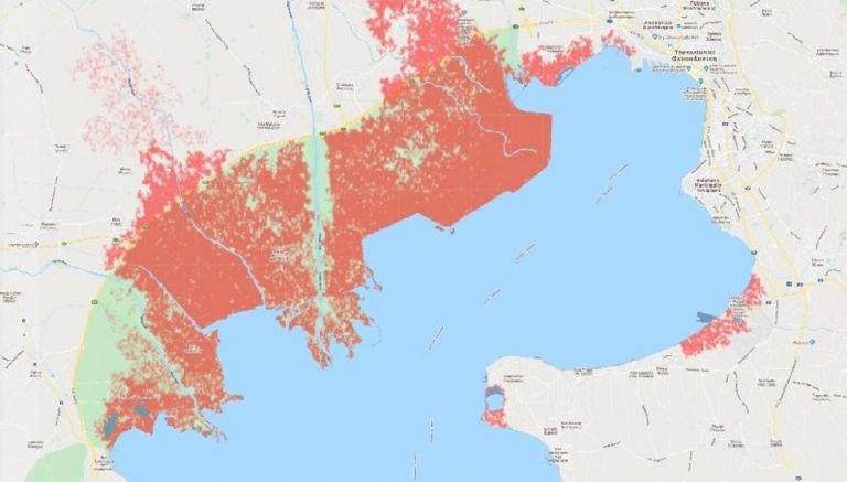 Θεσσαλονίκη: Έρευνα δείχνει ότι μεγάλο μέρος της θα βουλιάξει [pic]