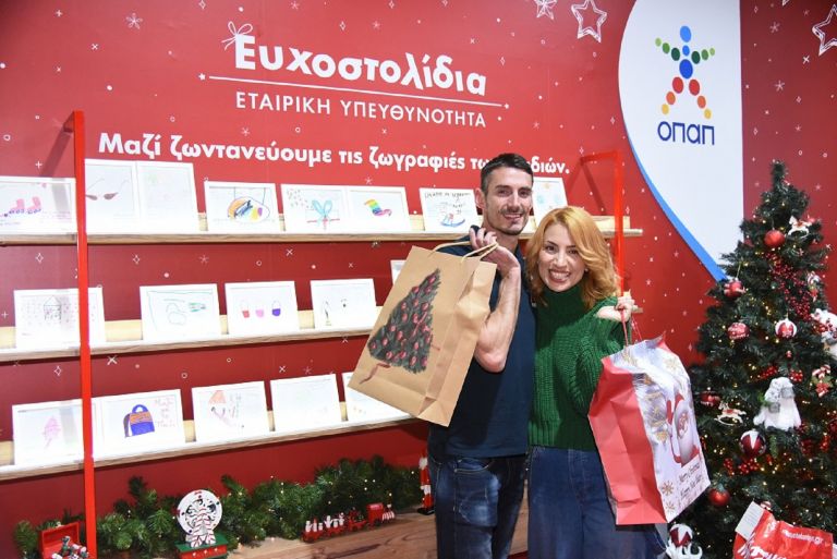 Μαρία Ηλιάκη και Παναγιώτης Τριβυζάς σε μια επεισοδιακή επιχείρηση για τα Ευχοστολίδια – Δείτε το βίντεο