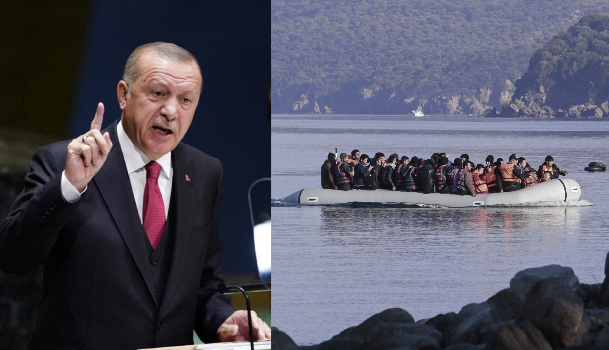 Ερντογάν κατά της Ελλάδας: “Πρότεινε να βυθίζουμε βάρκες με πρόσφυγες”