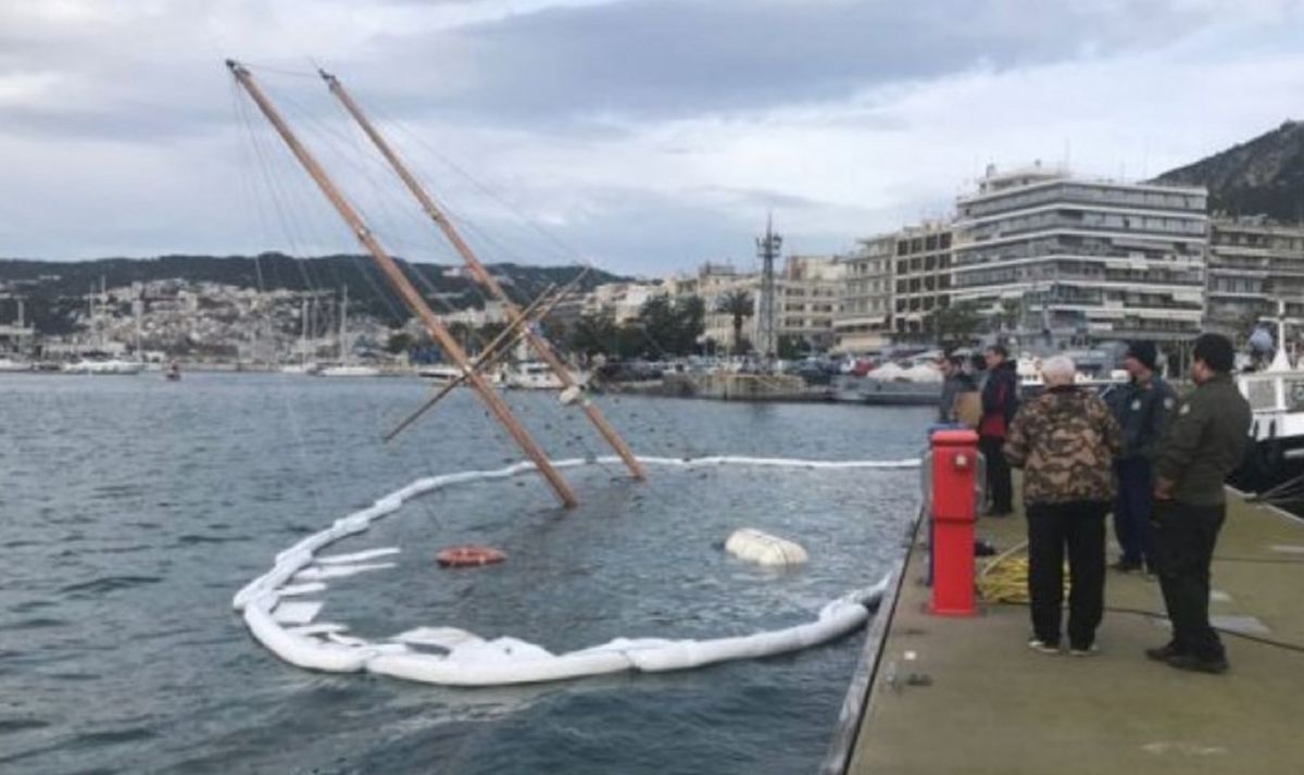 Καβάλα: Βούλιαξε ιστιοφόρο λόγω των ισχυρών ανέμων