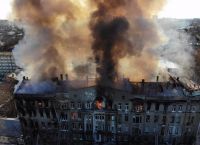 Ουκρανία: Πολλοί αγνοούμενοι από πυρκαγιά σε κτίριο στην Οδησσό