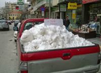 Απίστευτο και όμως Ελληνικό: Στην Ξάνθη πωλείται Χιόνι
