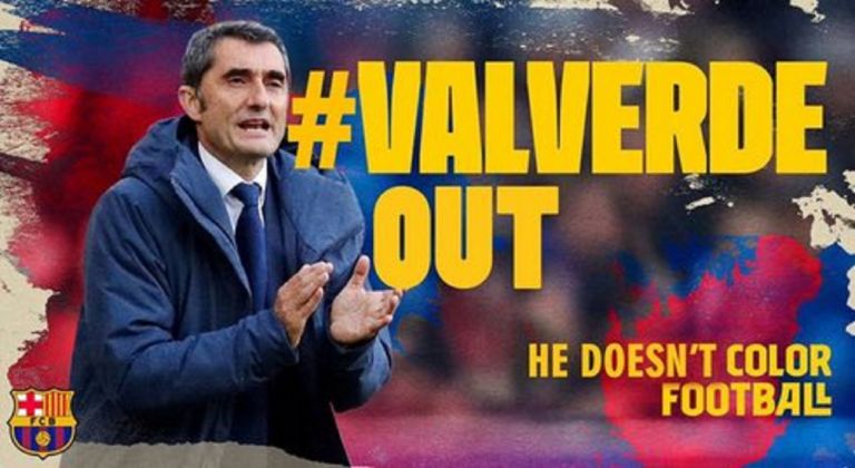 Ερνέστο Βαλβέρδε: Ο κόσμος ζητά την απομάκρυνσή του από την Μπαρτσελόνα