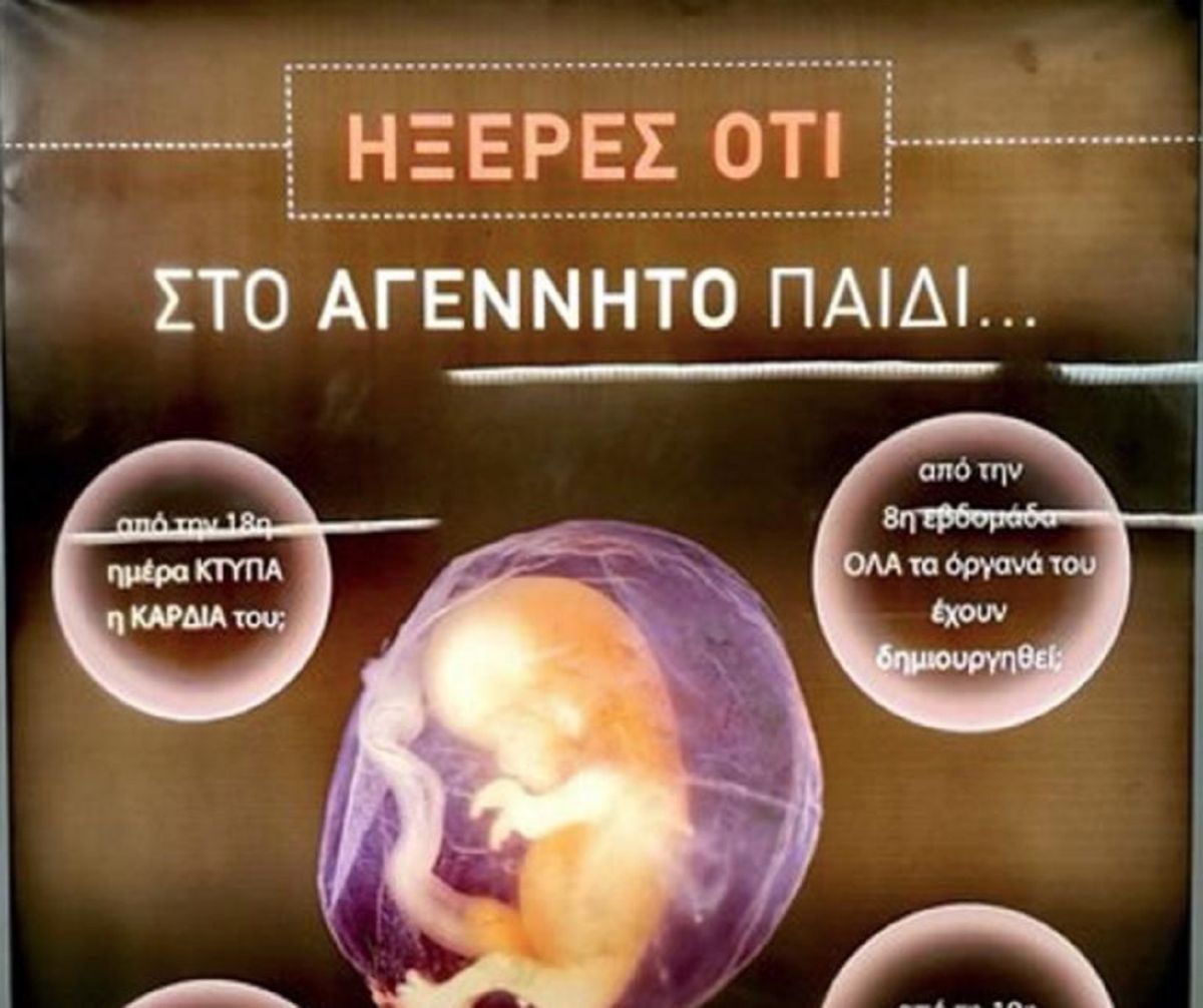 Αμβλώσεις: Debate στο Twitter με αφορμή την αφίσα στο μετρό