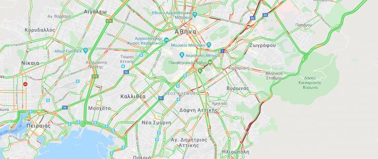 Τροχαίο στην Κατεχάκη: Απίστευτο μποτιλιάρισμα λόγω τροχαίου στην Κατεχάκη