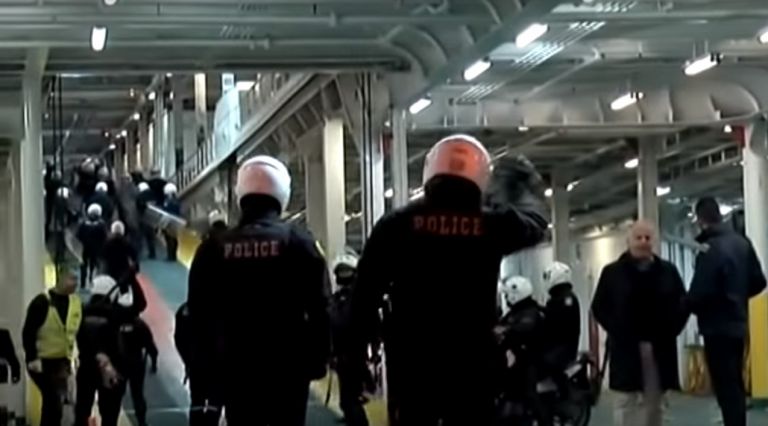 Οπαδοί επεισόδια: Σύρραξη οπαδών του Ολυμπιακού με δυνάμεις των ΜΑΤ στην Κρήτη