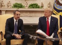 Ολοκληρώθηκε η συνάντηση του Κυριάκου Μητσοτάκη με τον Ντόναλντ Τραμπ [pics&vid]