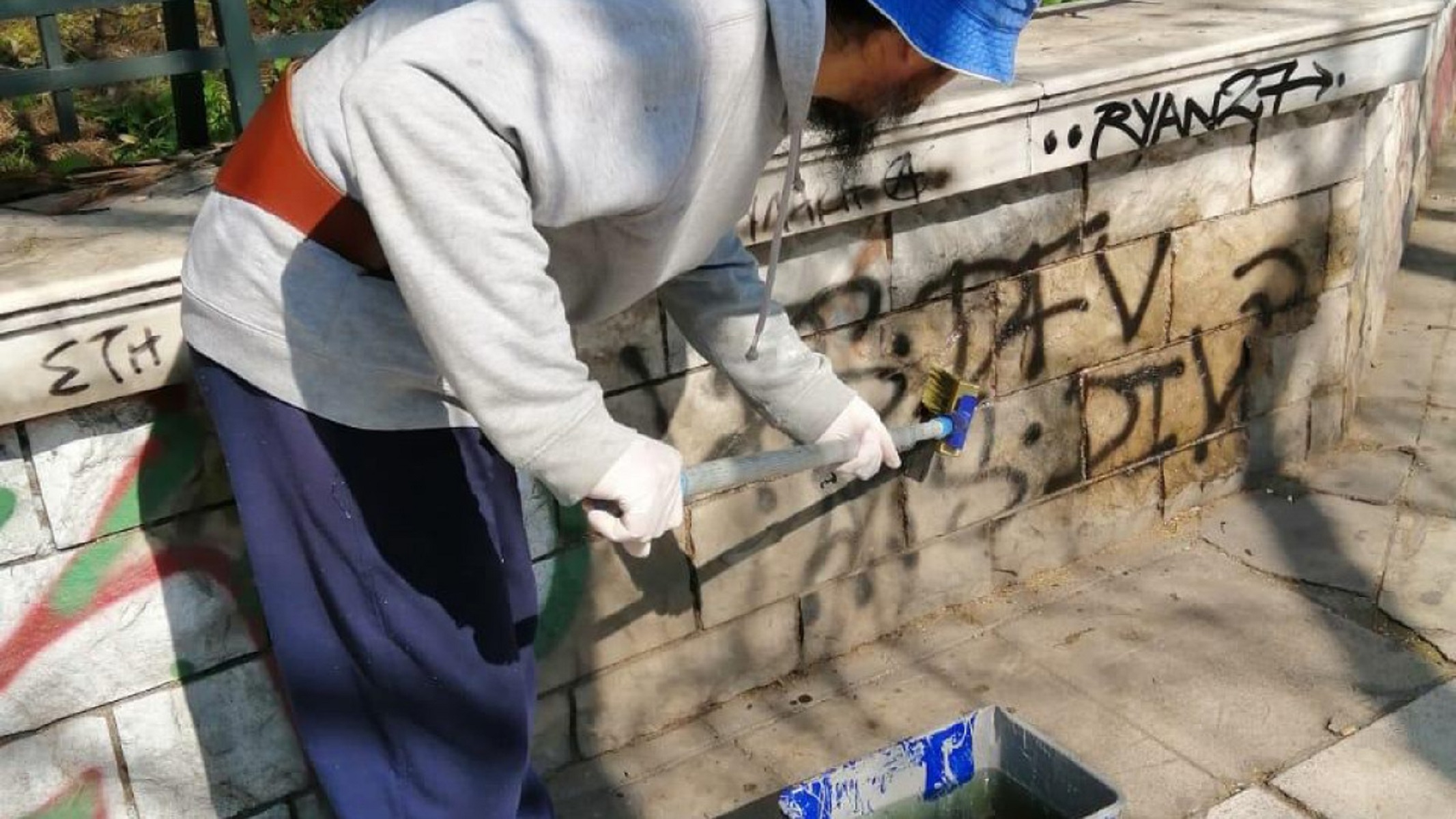 Δήμος Αθηναίων Πεδίον του Άρεως: Μεγάλη αντιγκράφιτι επιχείρηση