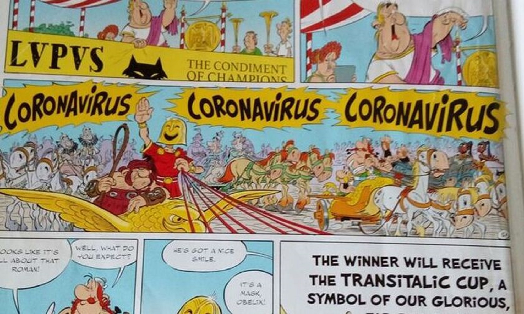 Κορωνοιός: O Αστερίξ και ο Οβελίξ «αντιμέτωποι» με τον ιό, το 2017